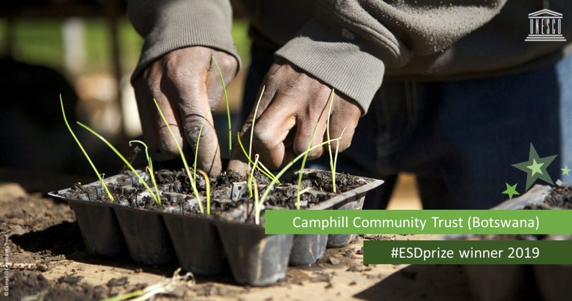 Camphill Community Trust Botswana mit 2019 UNESCO-Japan Preis für Bildung für nachhaltige Entwicklung ausgezeichnet Camphill Community Trust Botswana mit 2019 UNESCO-Japan Preis für Bildung für nachhaltige Entwicklung ausgezeichnet