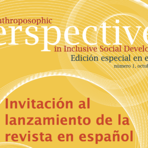 Invitación al lanzamiento de la revista en español