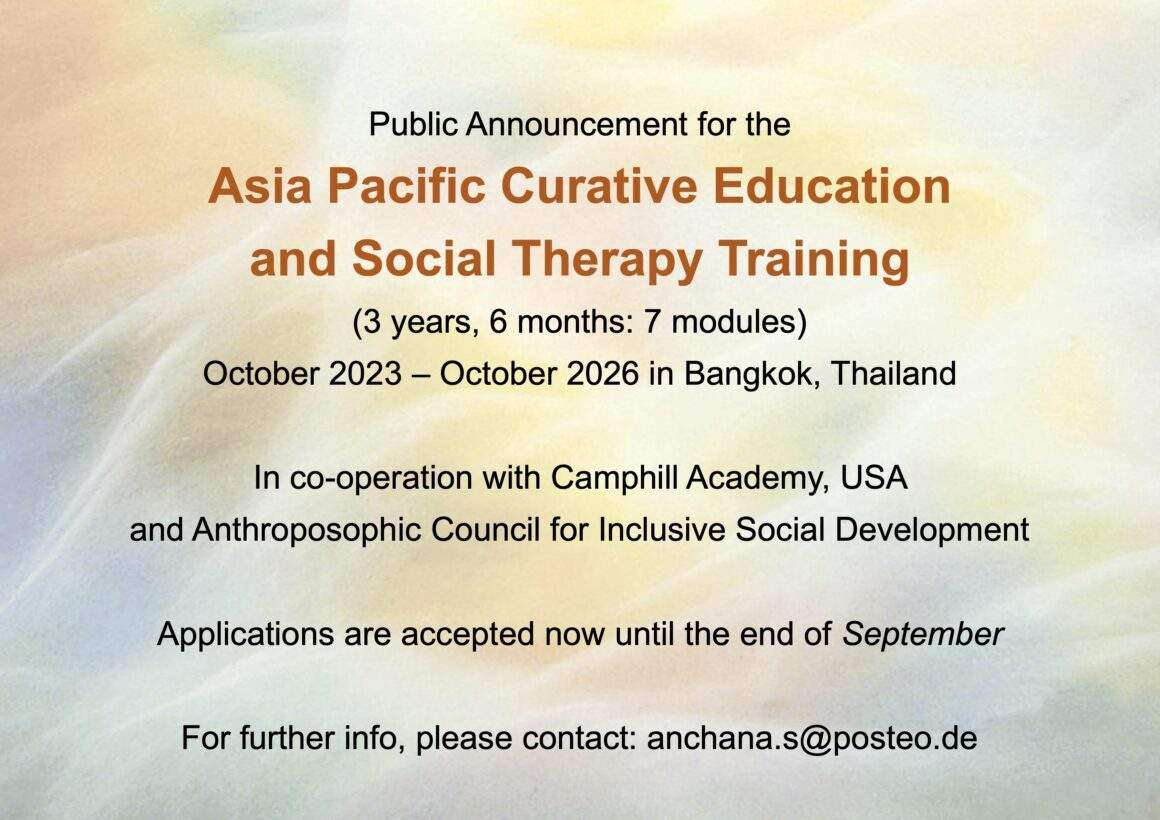 New Training for Asia-Pacific Region in Bangkok