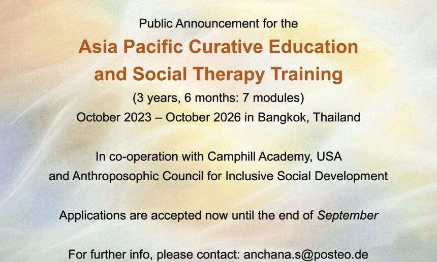 Новый тренинг для стран Азиатско-Тихоокеанского региона в Бангкоке